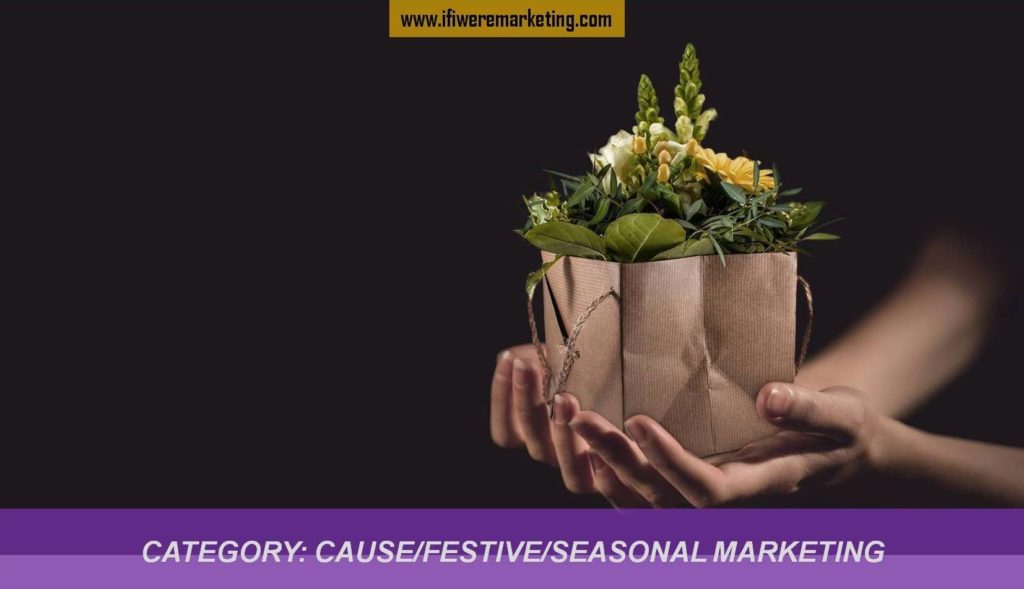 Category-cause marketing, festive marketing, seasonal marketing-www.ifiweremarketing.com